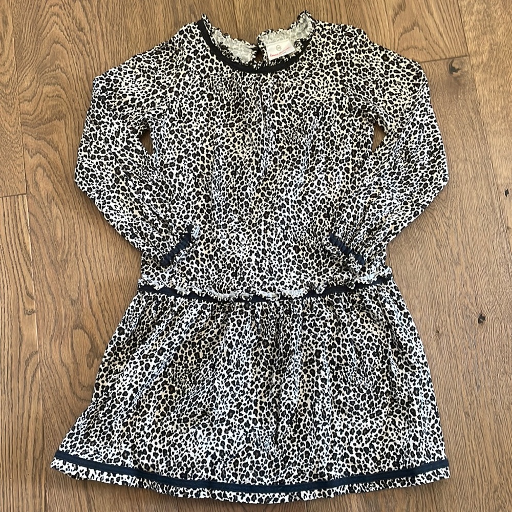 NWOT-Hanna Andersson Girl’s Ruffle Print Dress